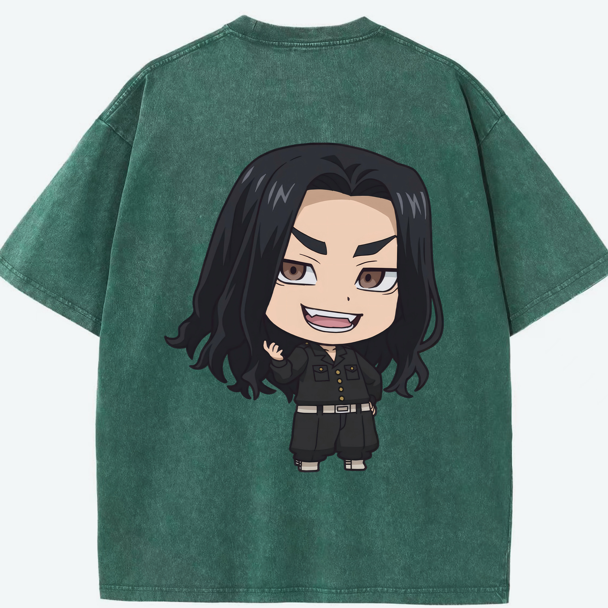 （画像用） 東京リベンジャーズ Tokyo Revengers 綿100% ヴィンテージ風 半袖Tシャツ（背面プリント）